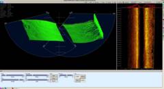 Multibeam - port side and starboard side